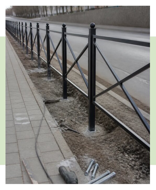 Пешеходные ограждения под ключ с монтажом в Приморско-Ахтарске
